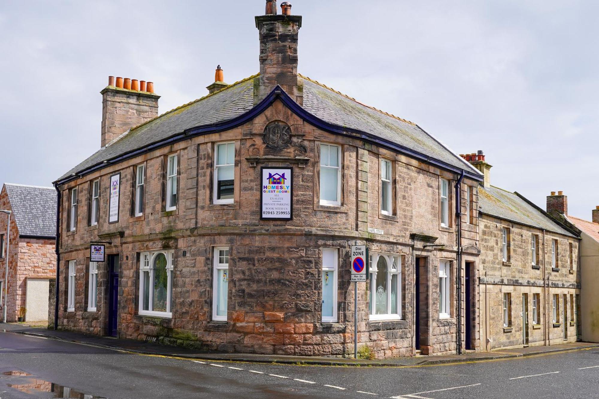Homesly Guest Rooms, Comfortable En-Suite Guest Rooms With Free Parking And Self Check-In Berwick Upon Tweed ภายนอก รูปภาพ